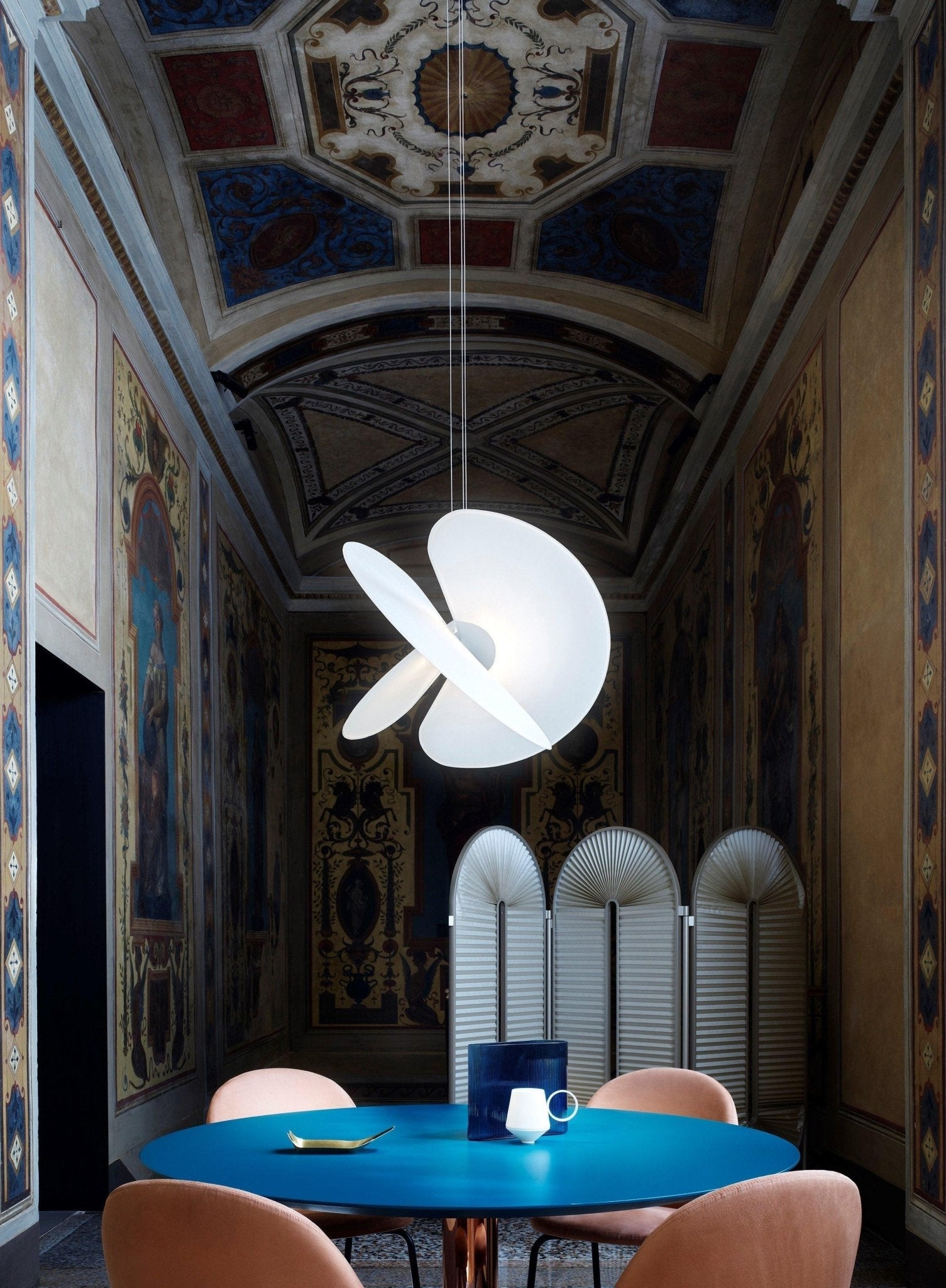 Whirl Modern Fabric Pendant Lamp - Blowlighting