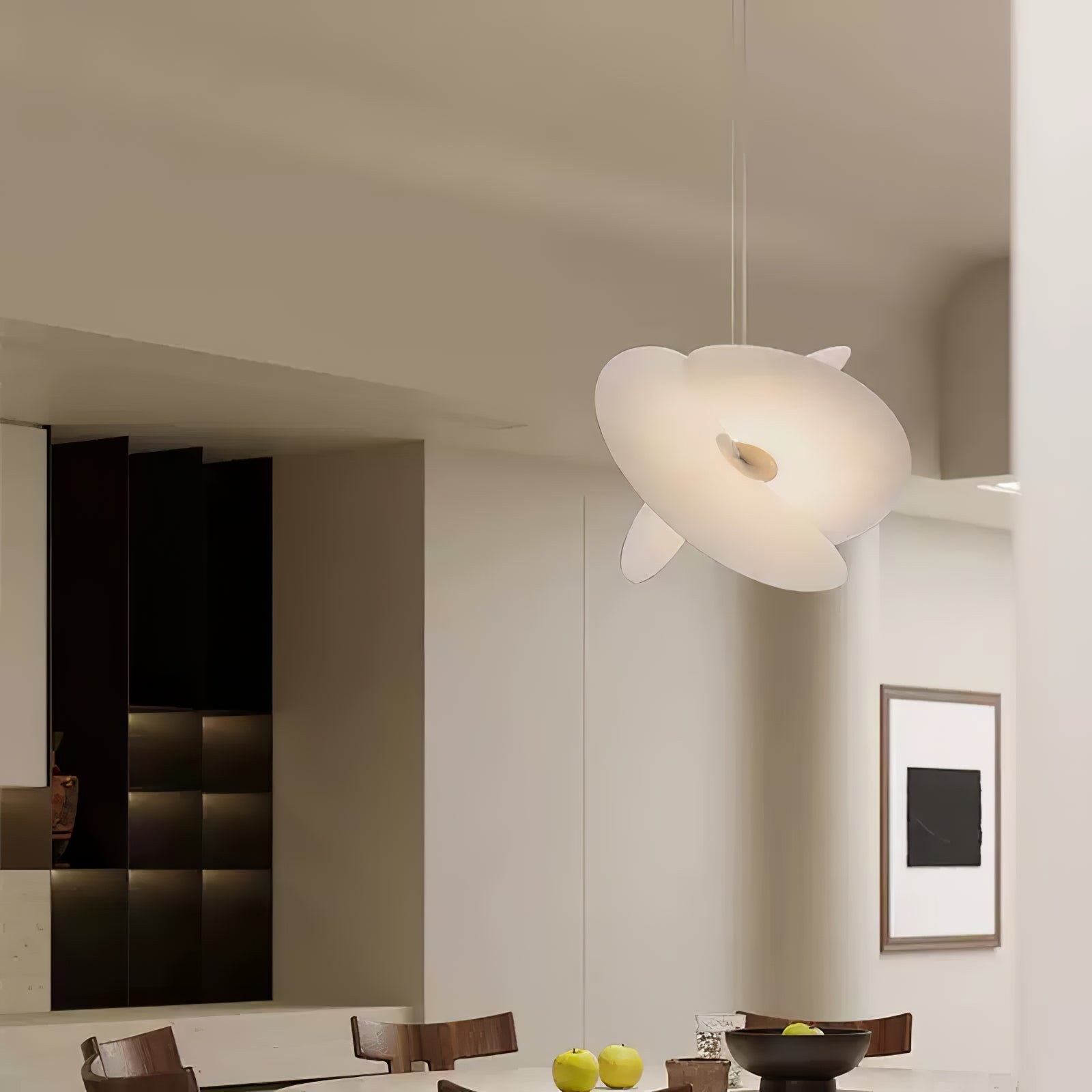 Whirl Modern Fabric Pendant Lamp - Blowlighting