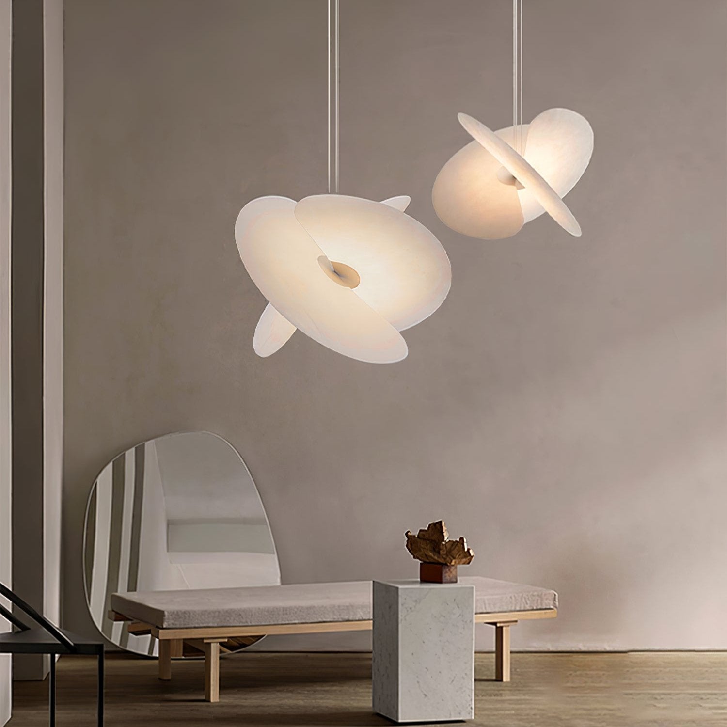 Whirl Modern Fabric Pendant Lamp - Blowlighting