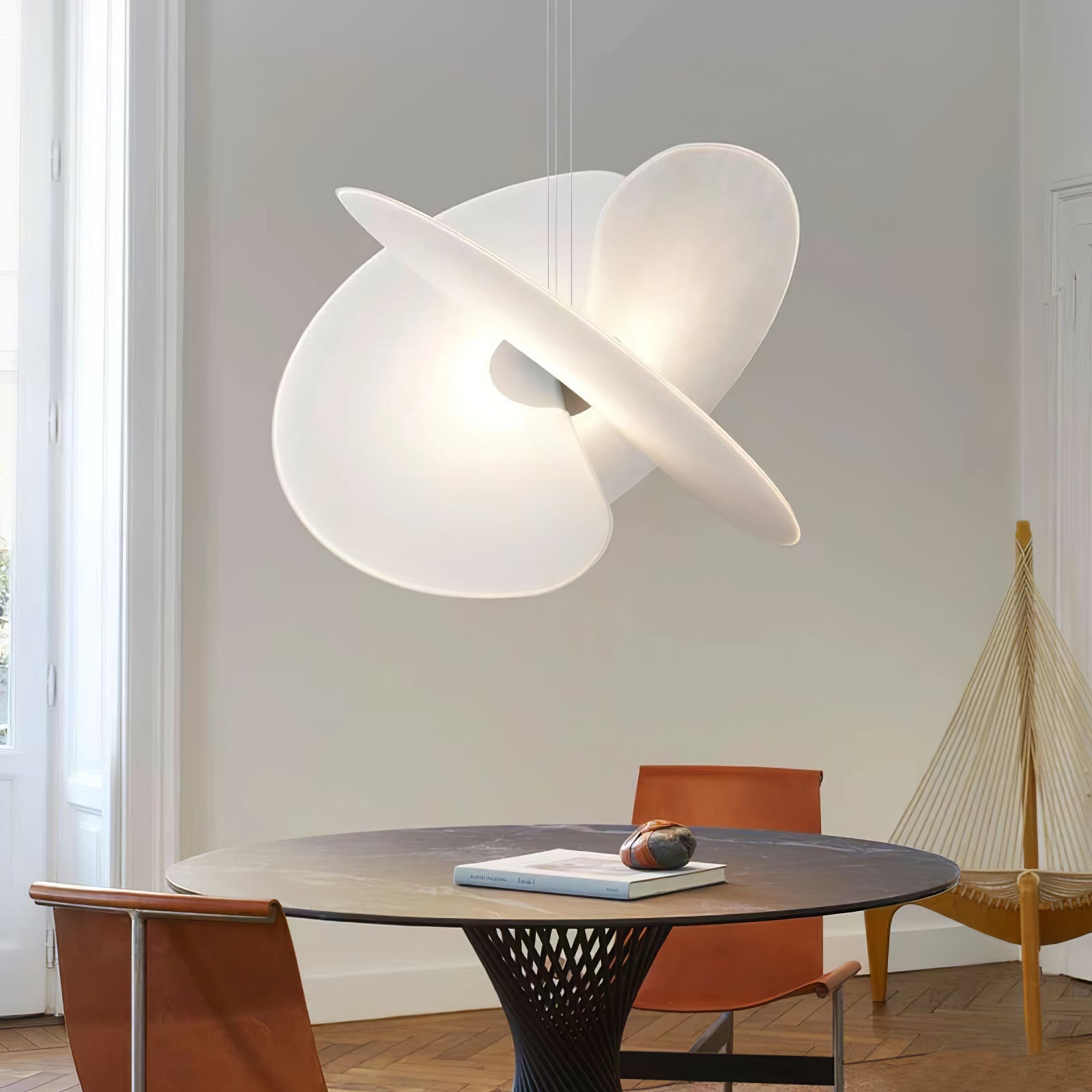 Whirl Modern Fabric Pendant Lamp - Blowlighting
