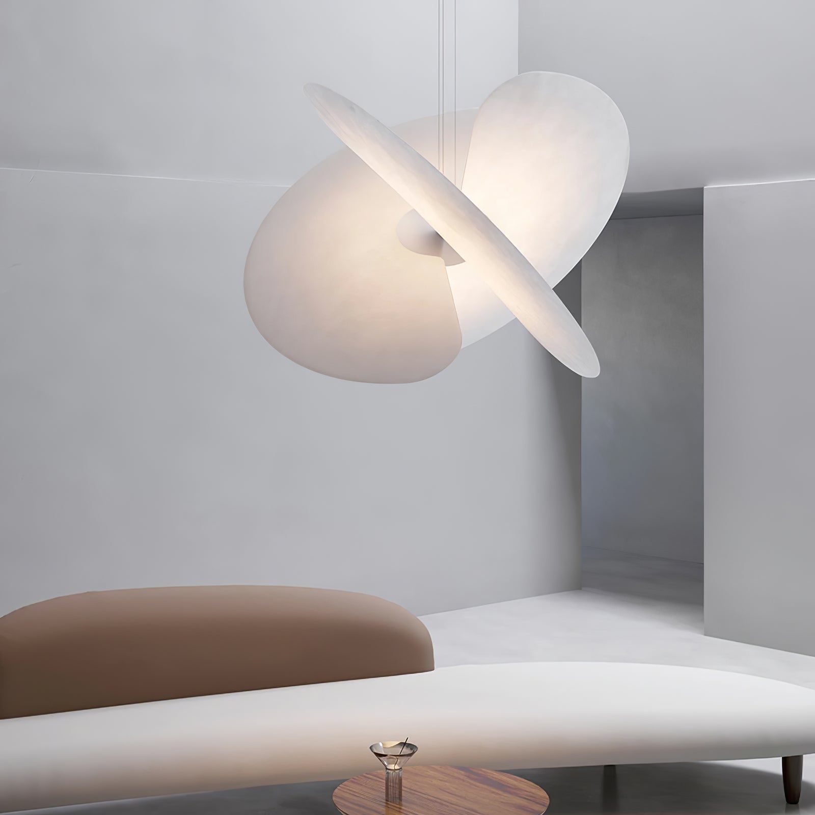 Whirl Modern Fabric Pendant Lamp - Blowlighting