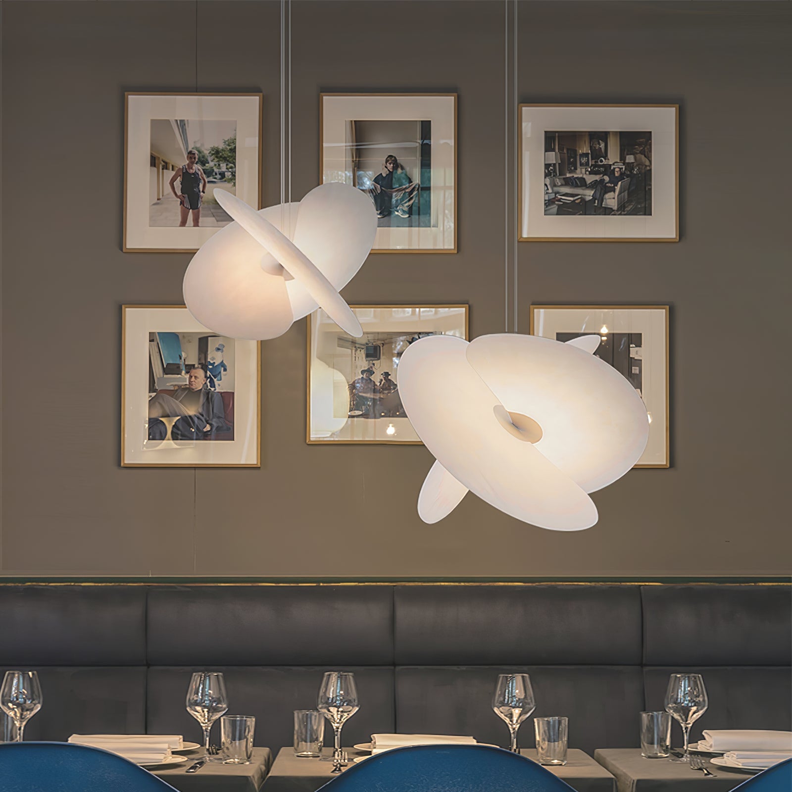 Whirl Modern Fabric Pendant Lamp - Blowlighting