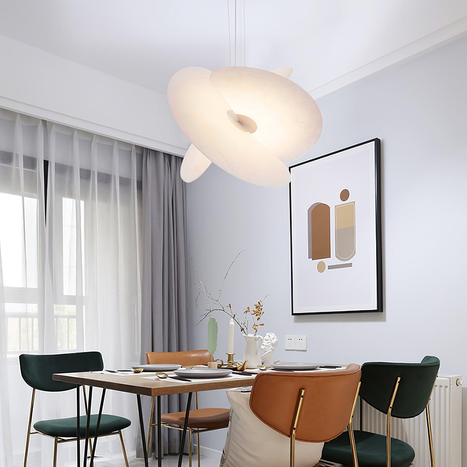 Whirl Modern Fabric Pendant Lamp - Blowlighting