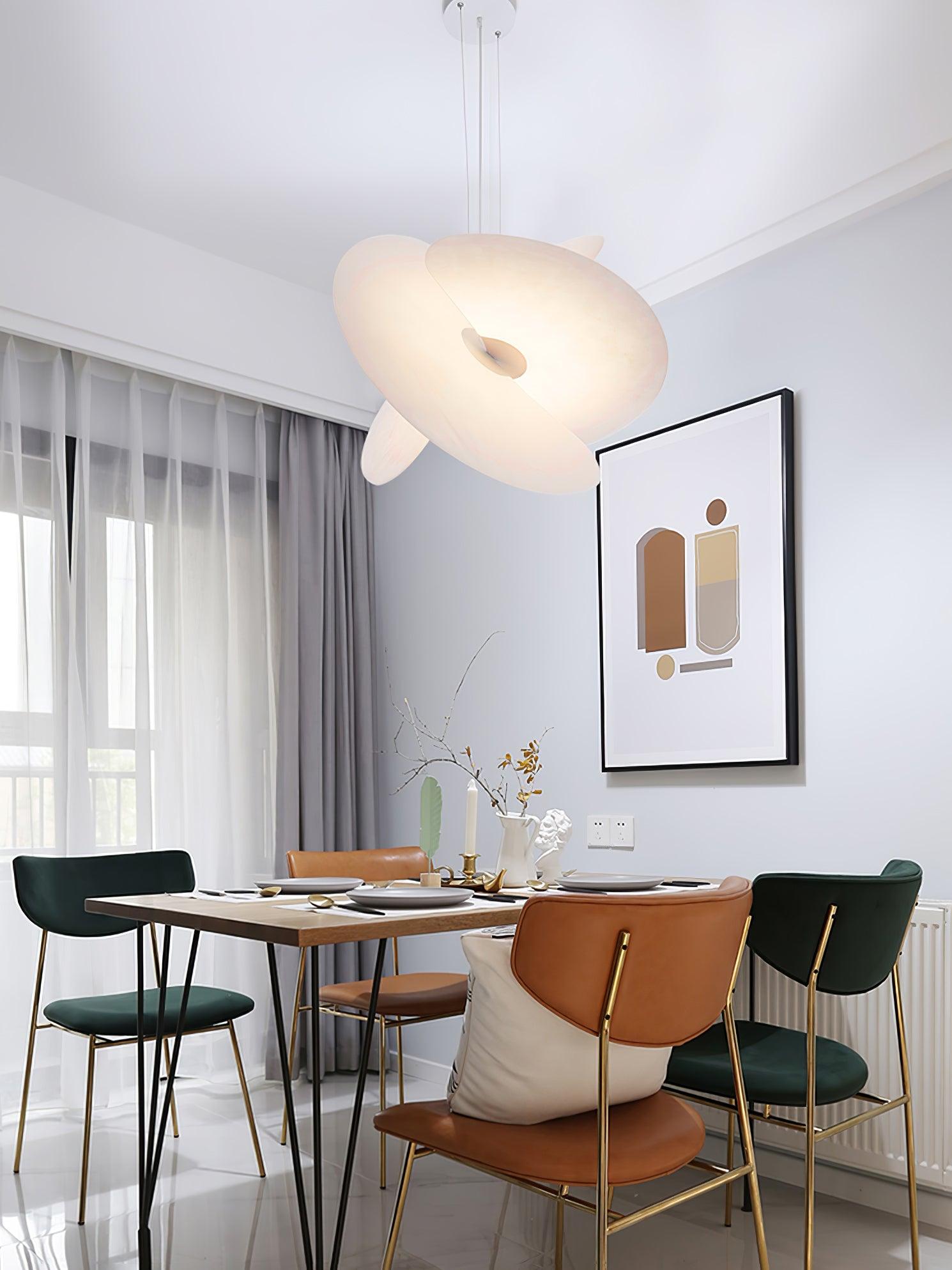 Whirl Modern Fabric Pendant Lamp - Blowlighting