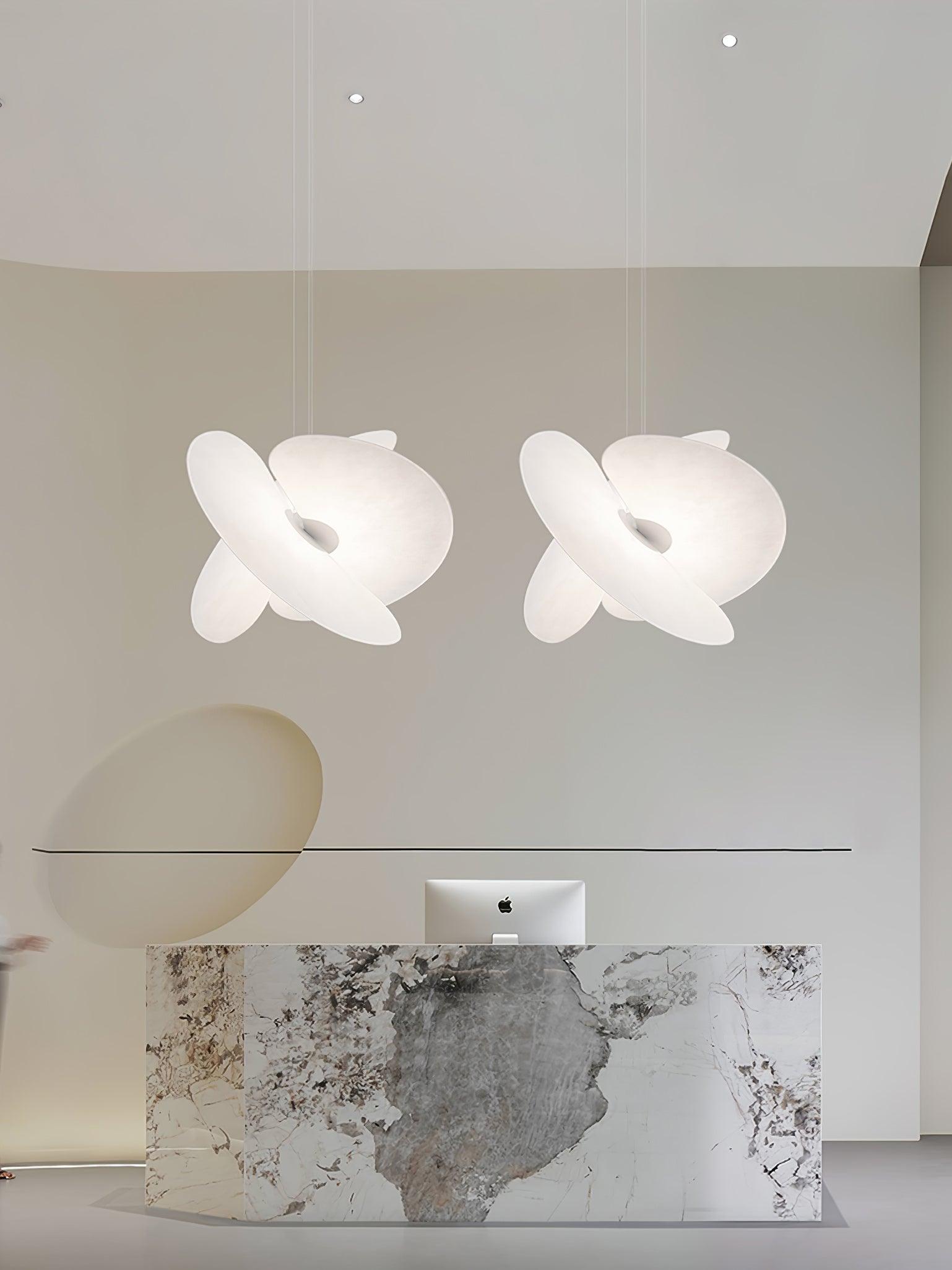 Whirl Modern Fabric Pendant Lamp - Blowlighting