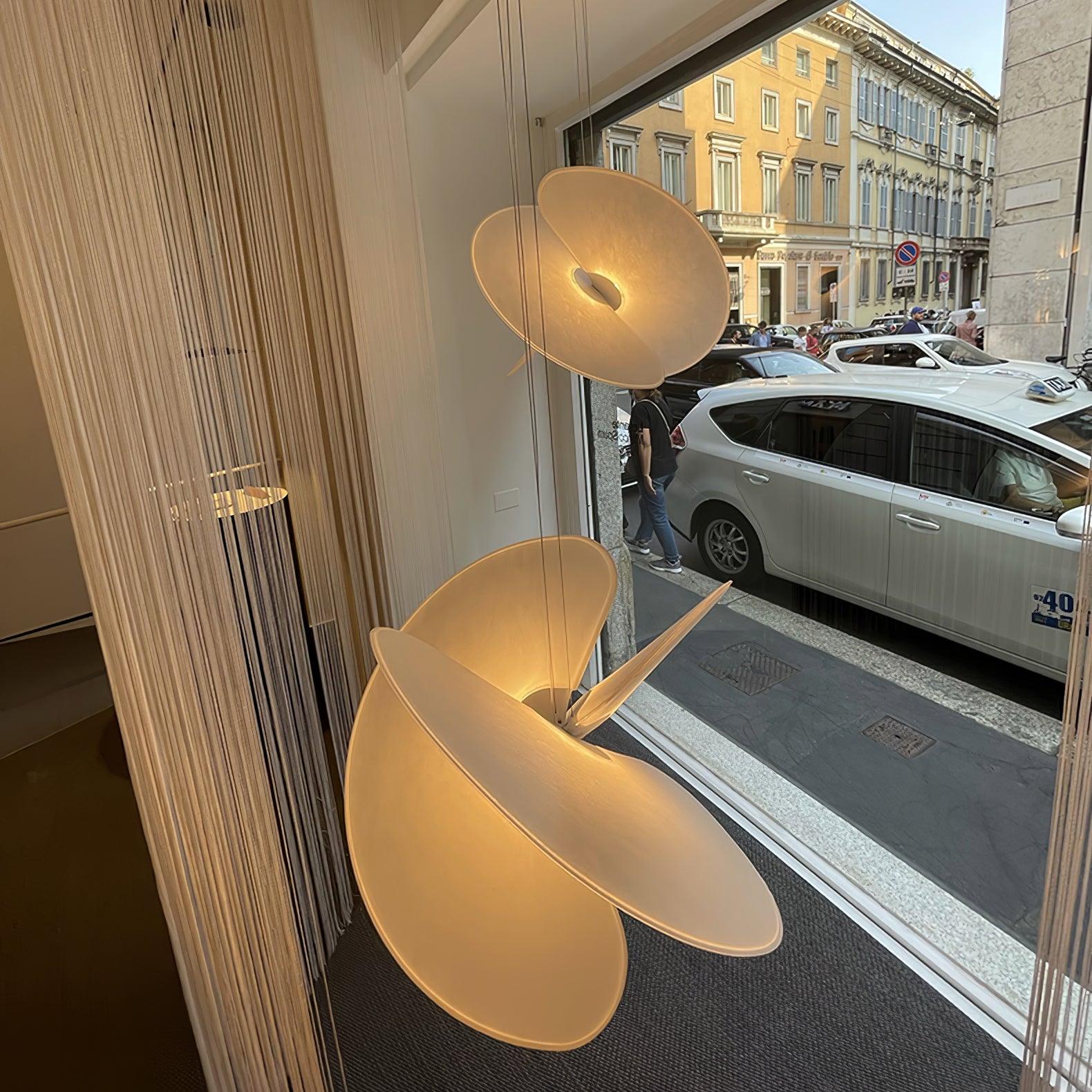 Whirl Modern Fabric Pendant Lamp - Blowlighting