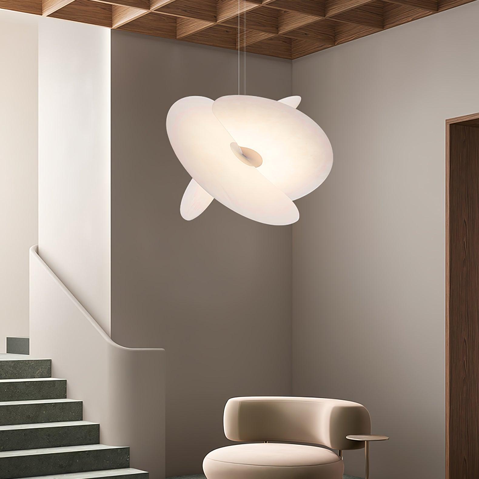 Whirl Modern Fabric Pendant Lamp - Blowlighting