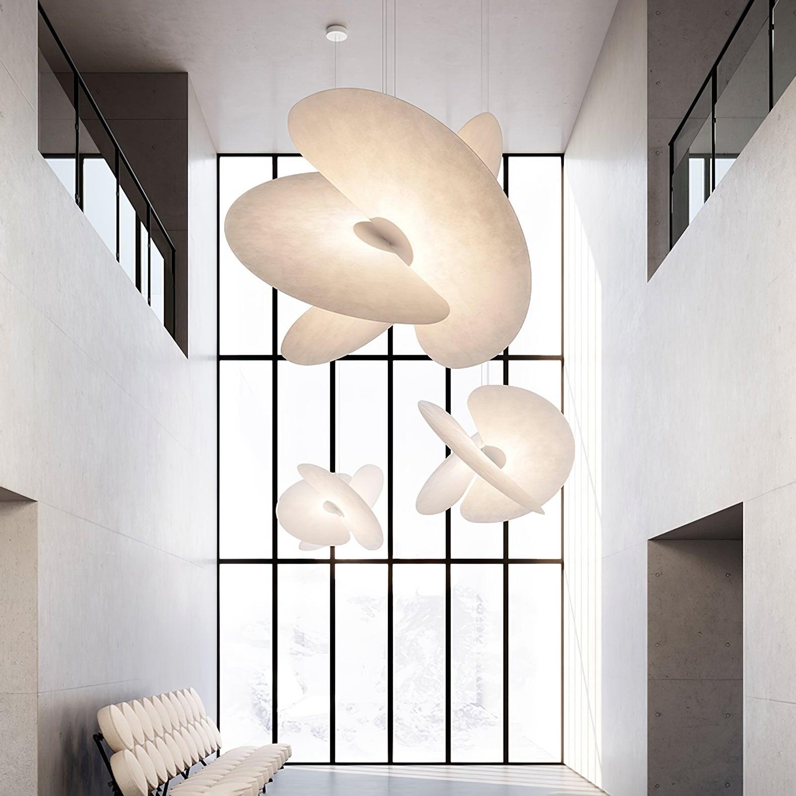 Whirl Modern Fabric Pendant Lamp - Blowlighting