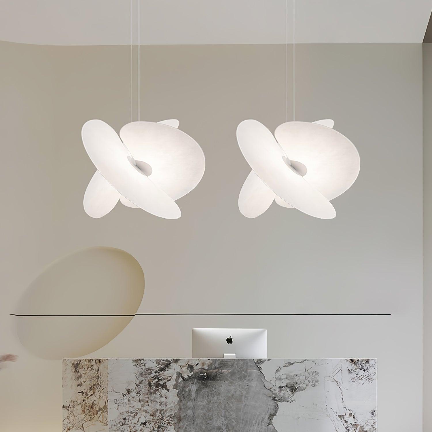 Whirl Modern Fabric Pendant Lamp - Blowlighting