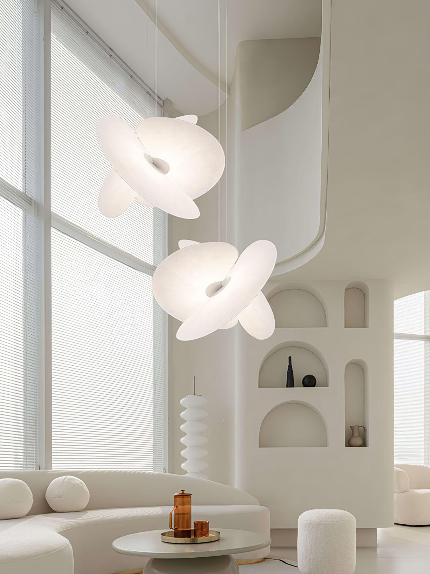 Whirl Modern Fabric Pendant Lamp - Blowlighting