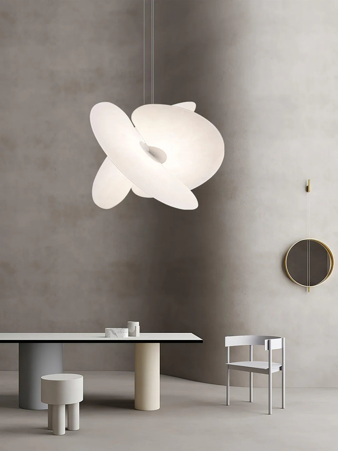 Levante Minimalist Silk Pendant Light