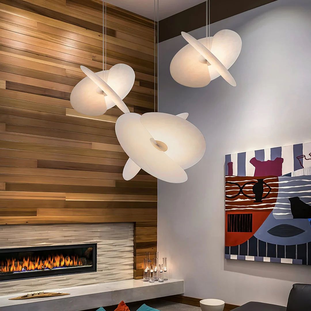 Levante Minimalist Silk Pendant Light