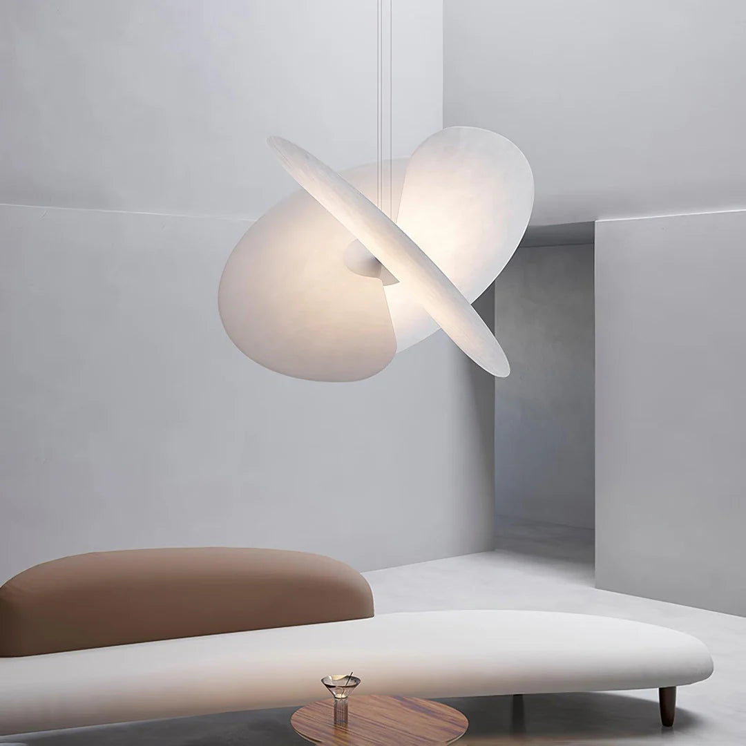 Levante Minimalist Silk Pendant Light