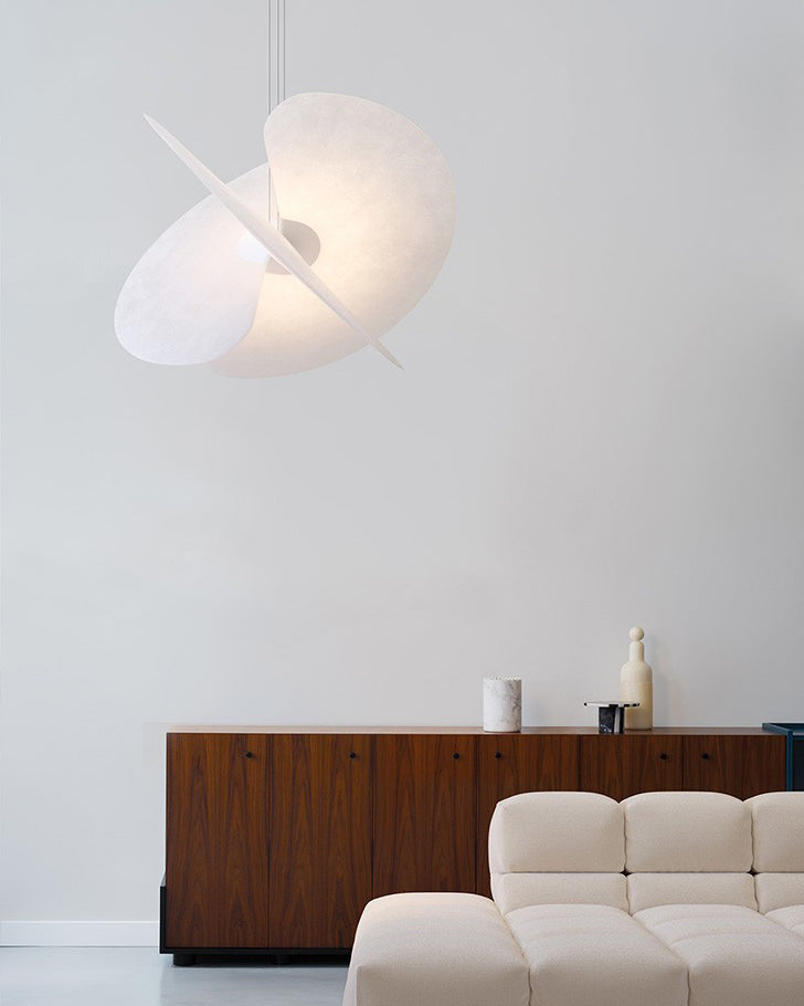 Levante Minimalist Silk Pendant Light