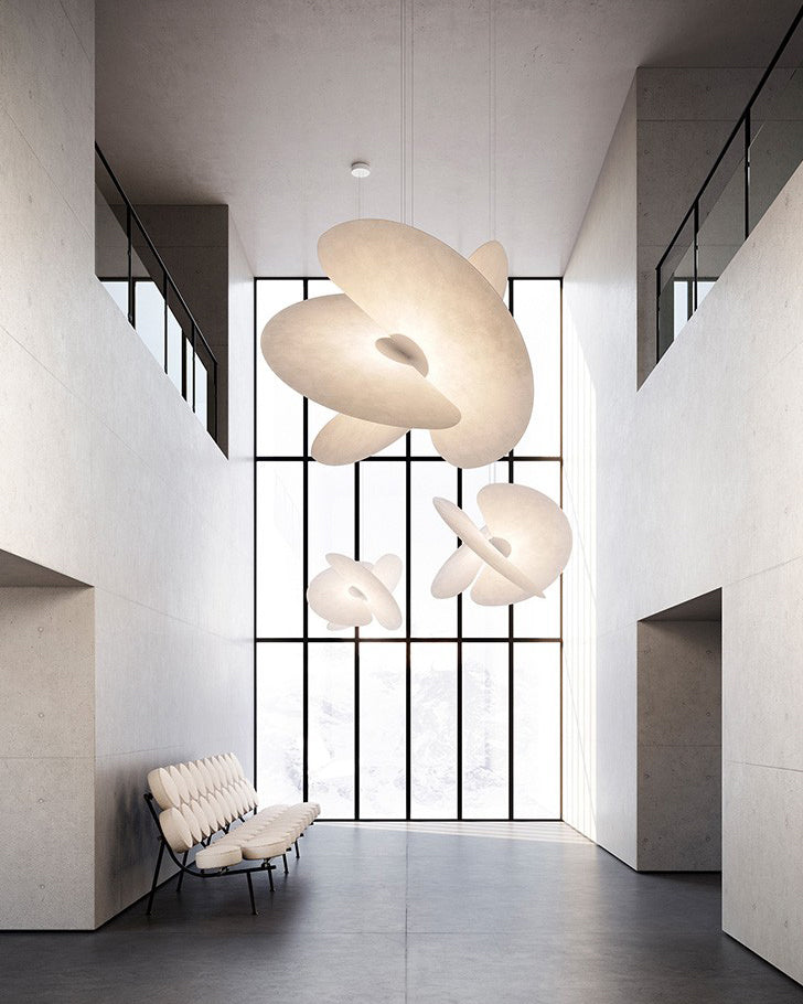 Levante Minimalist Silk Pendant Light