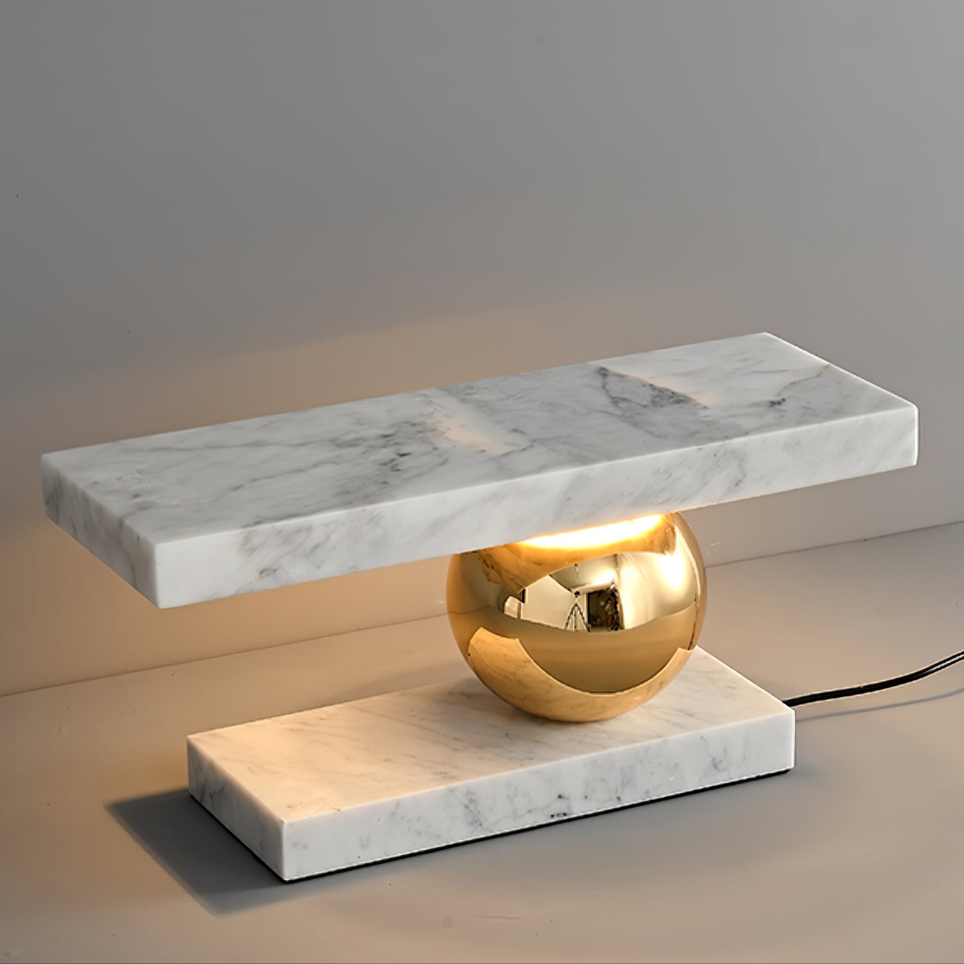 Andrew Modern Marble Table Lamp - Blowlighting