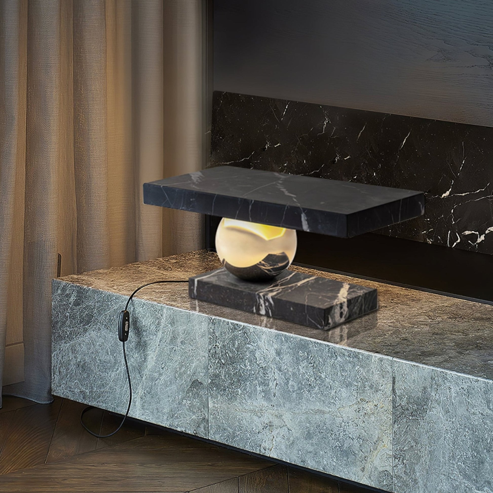 Andrew Modern Marble Table Lamp - Blowlighting
