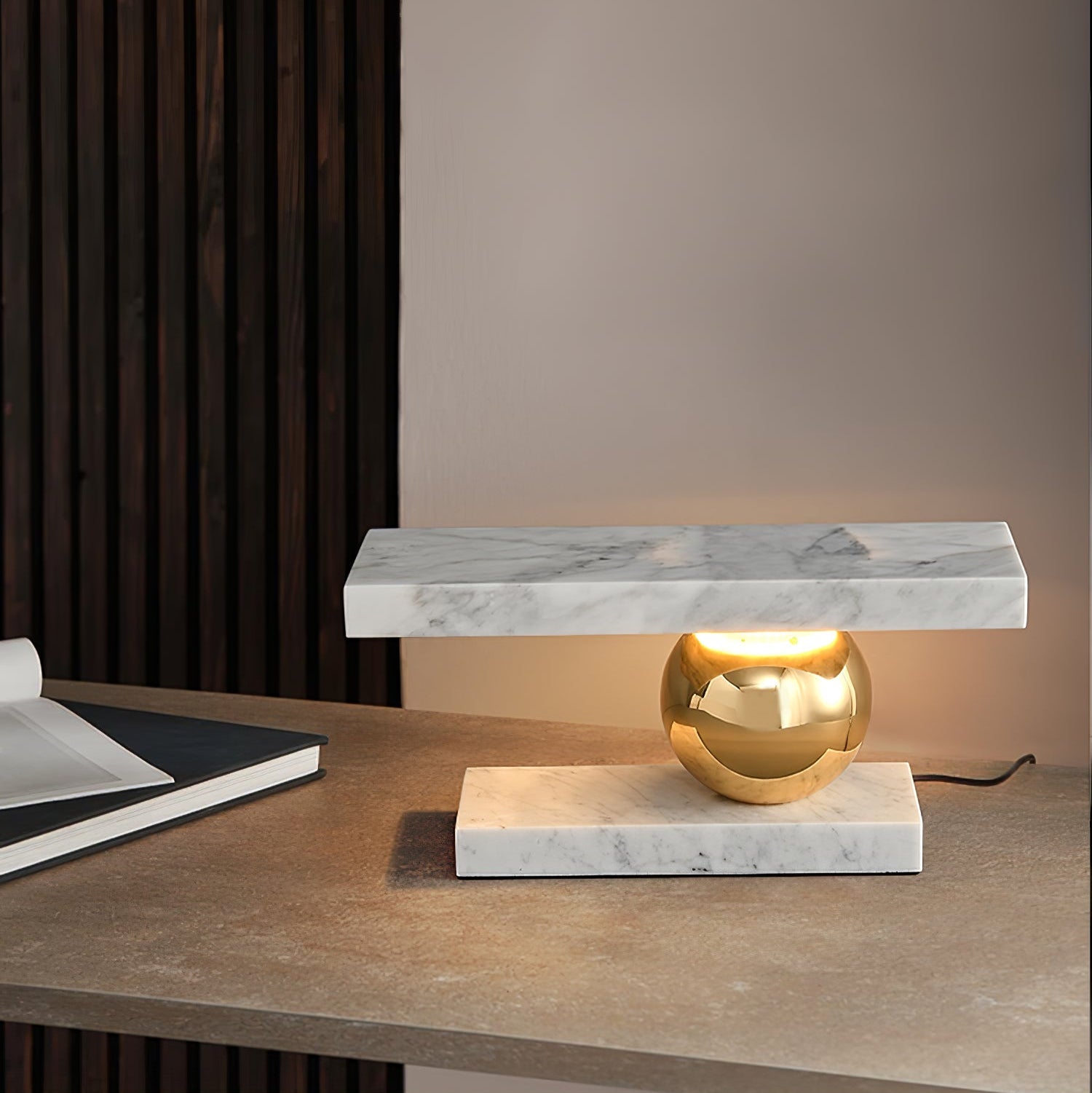 Andrew Modern Marble Table Lamp - Blowlighting