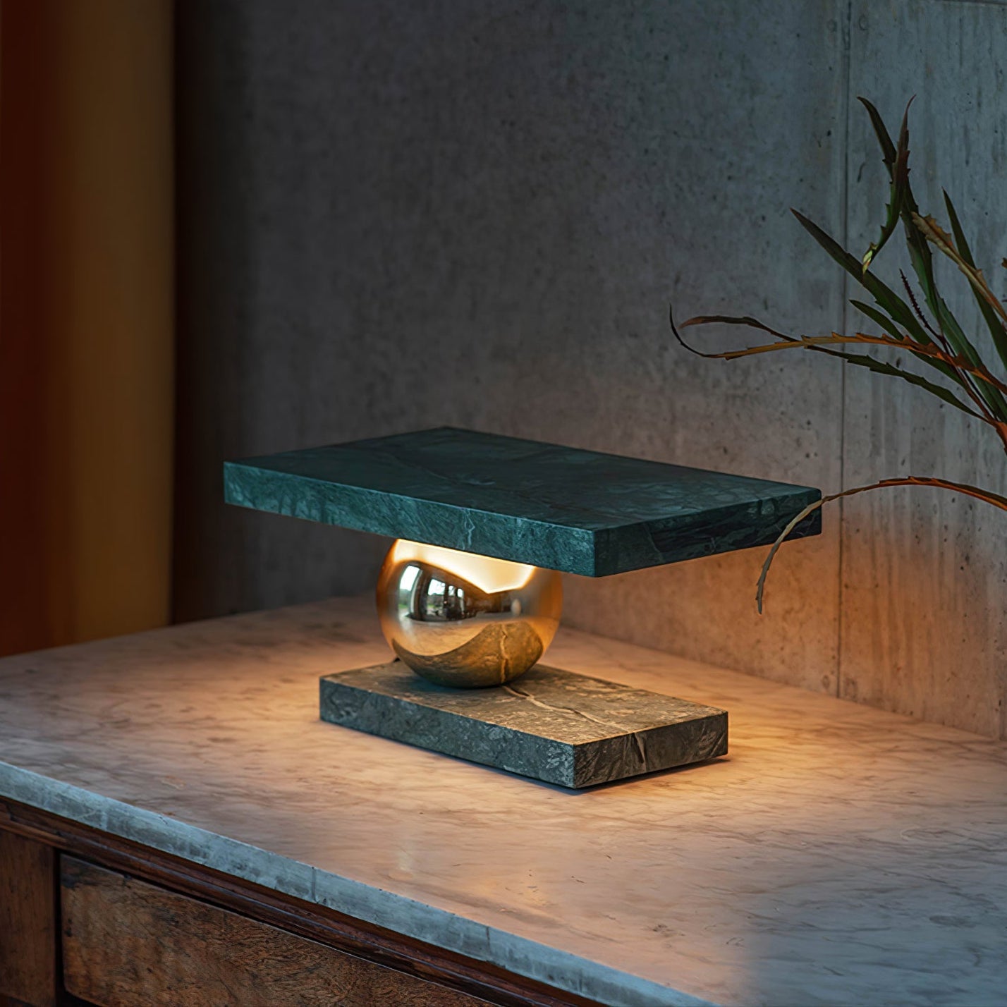 Andrew Modern Marble Table Lamp - Blowlighting