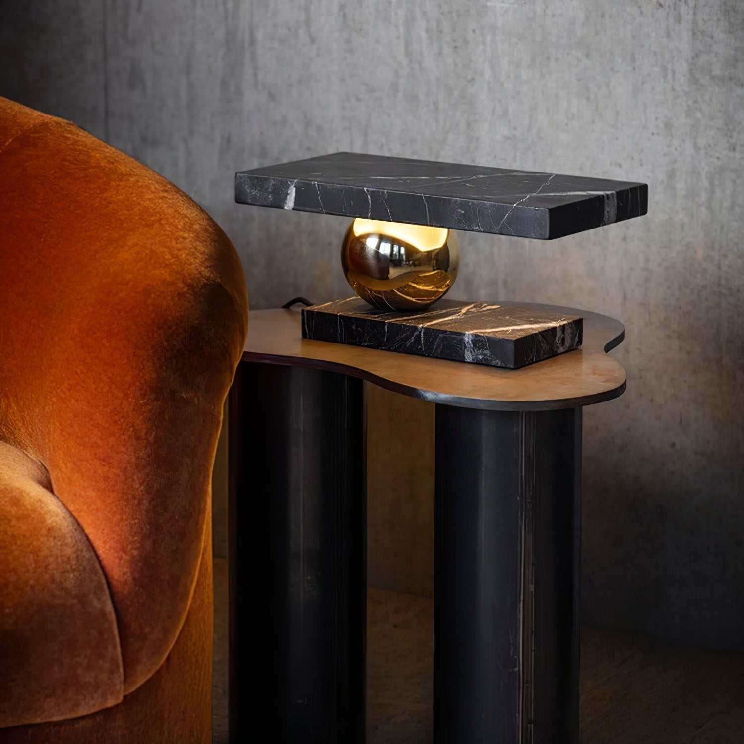 Andrew Modern Marble Table Lamp - Blowlighting