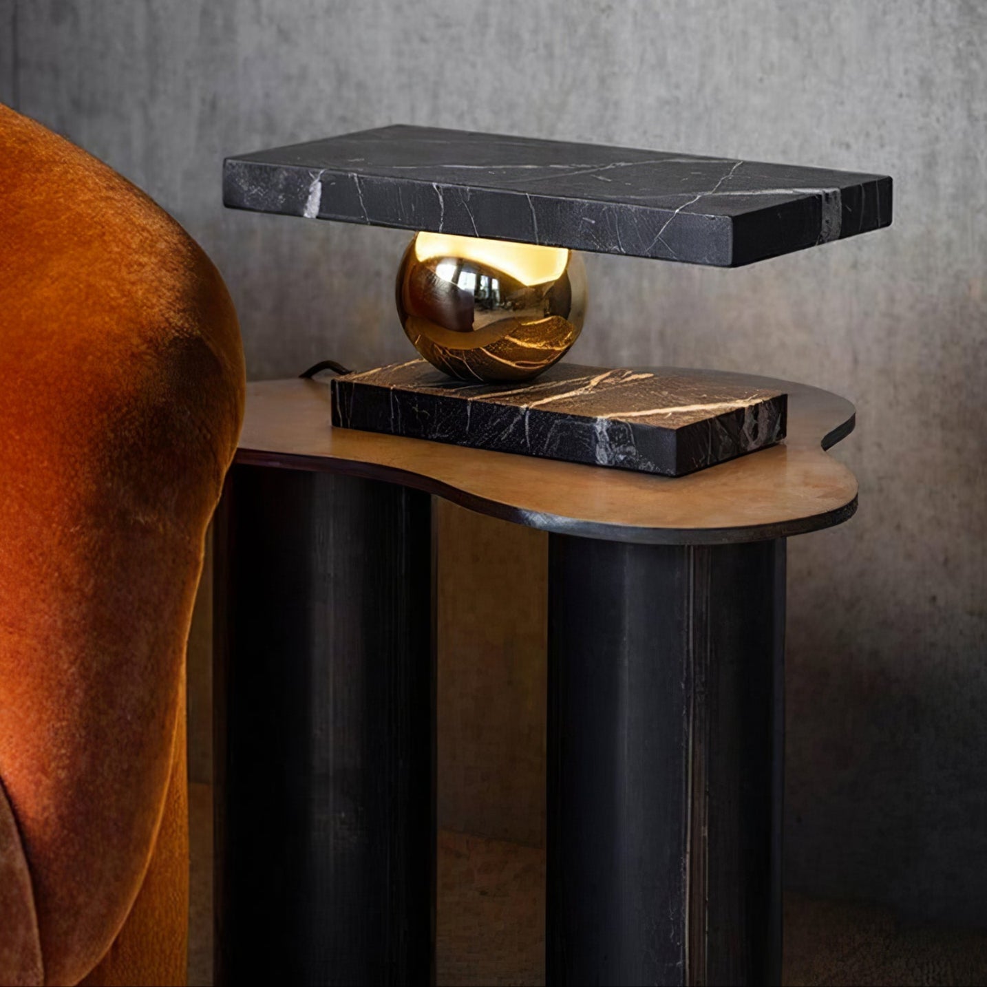 Andrew Modern Marble Table Lamp - Blowlighting