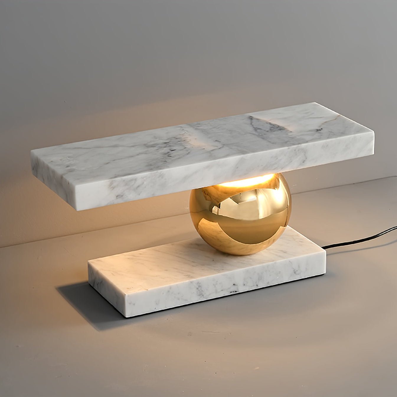 Andrew Modern Marble Table Lamp - Blowlighting