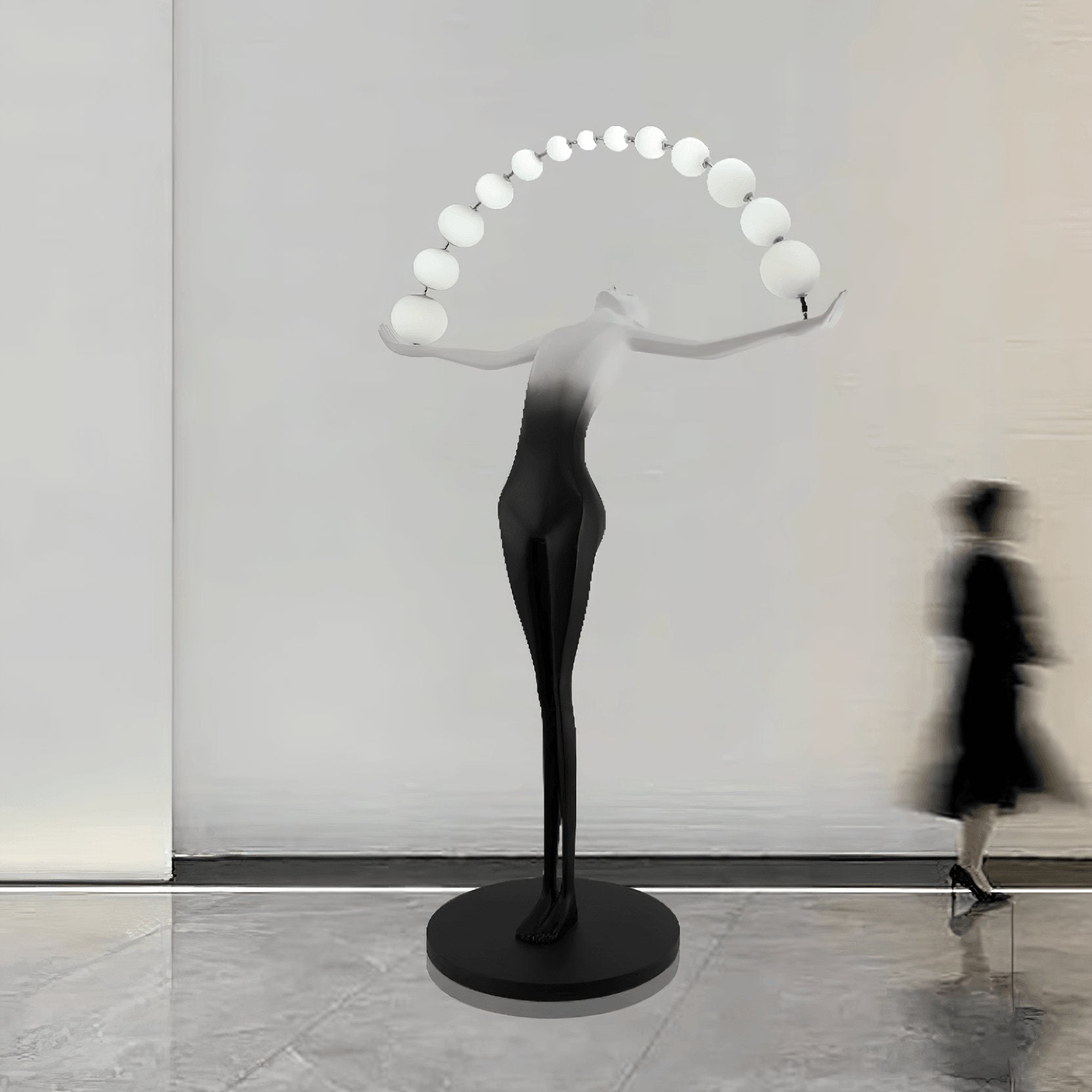 Luminara Gradient Sculptural Floor Lamp - Blowlighting