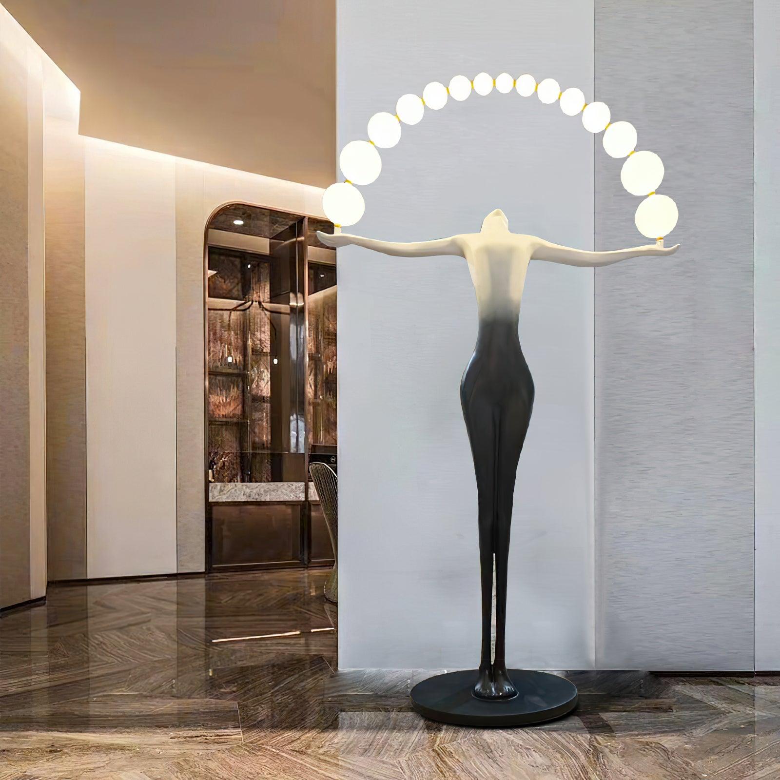 Luminara Gradient Sculptural Floor Lamp - Blowlighting