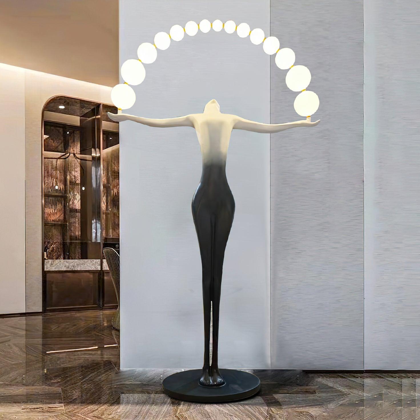 Luminara Gradient Sculptural Floor Lamp - Blowlighting