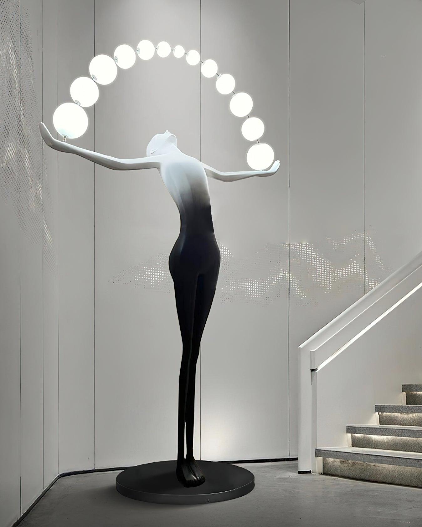 Luminara Gradient Sculptural Floor Lamp - Blowlighting