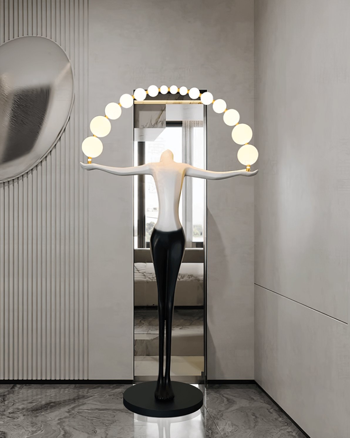 Luminara Gradient Sculptural Floor Lamp - Blowlighting
