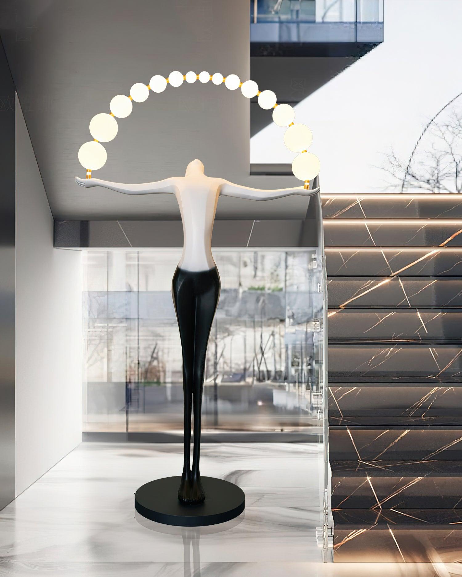 Luminara Gradient Sculptural Floor Lamp - Blowlighting