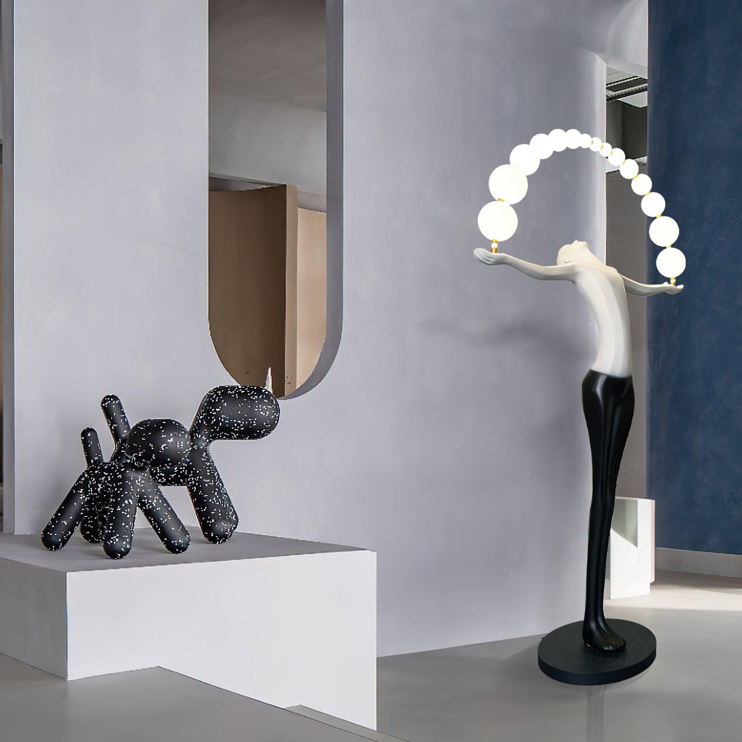 Luminara Gradient Sculptural Floor Lamp - Blowlighting