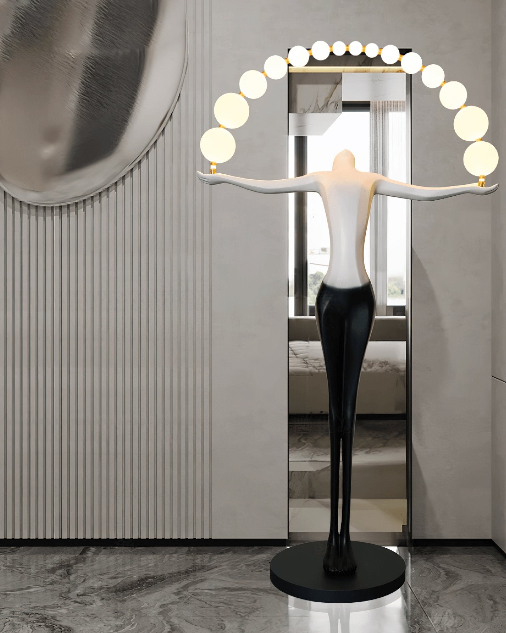 Luminara Gradient Sculptural Floor Lamp - Blowlighting