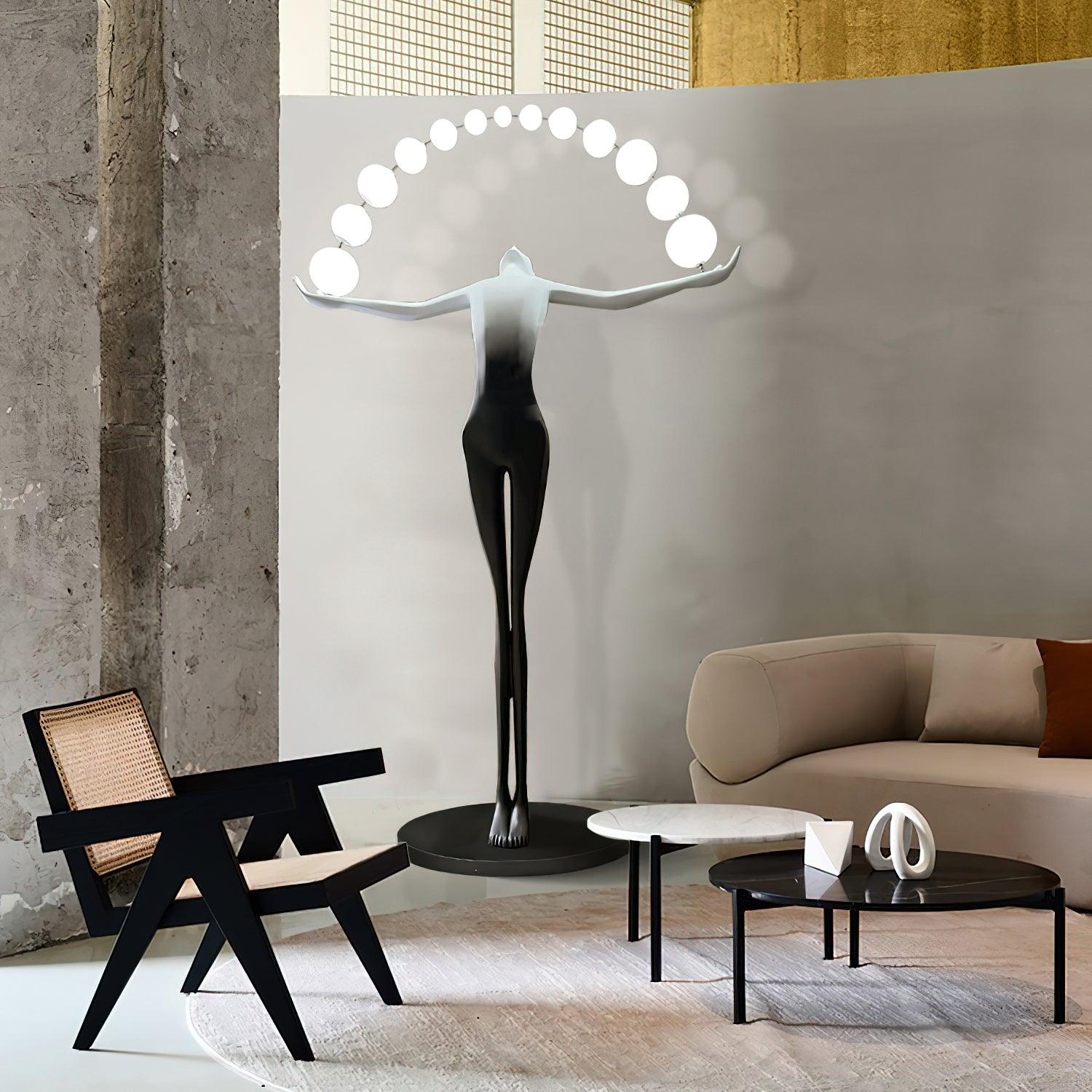 Luminara Gradient Sculptural Floor Lamp - Blowlighting