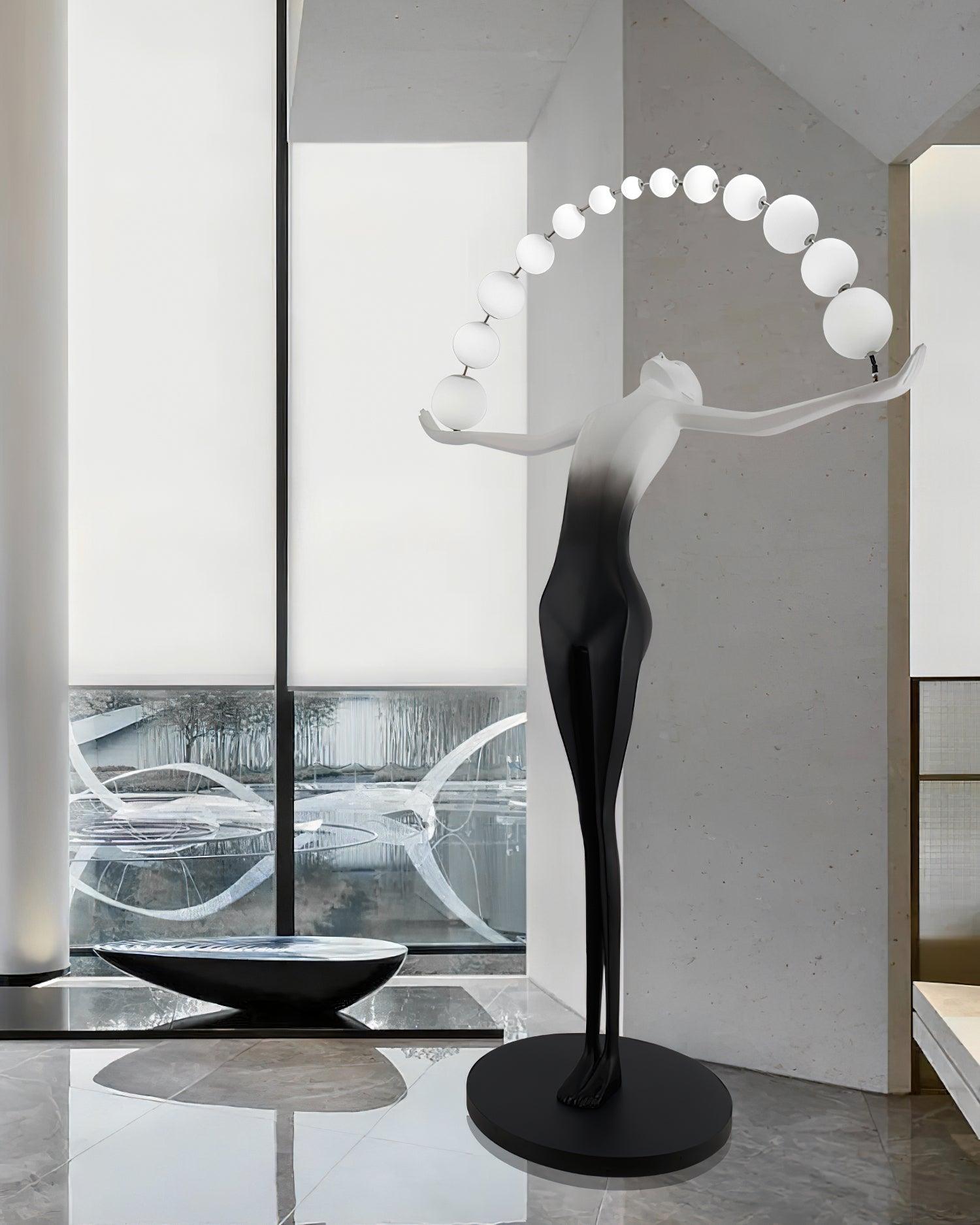 Luminara Gradient Sculptural Floor Lamp - Blowlighting