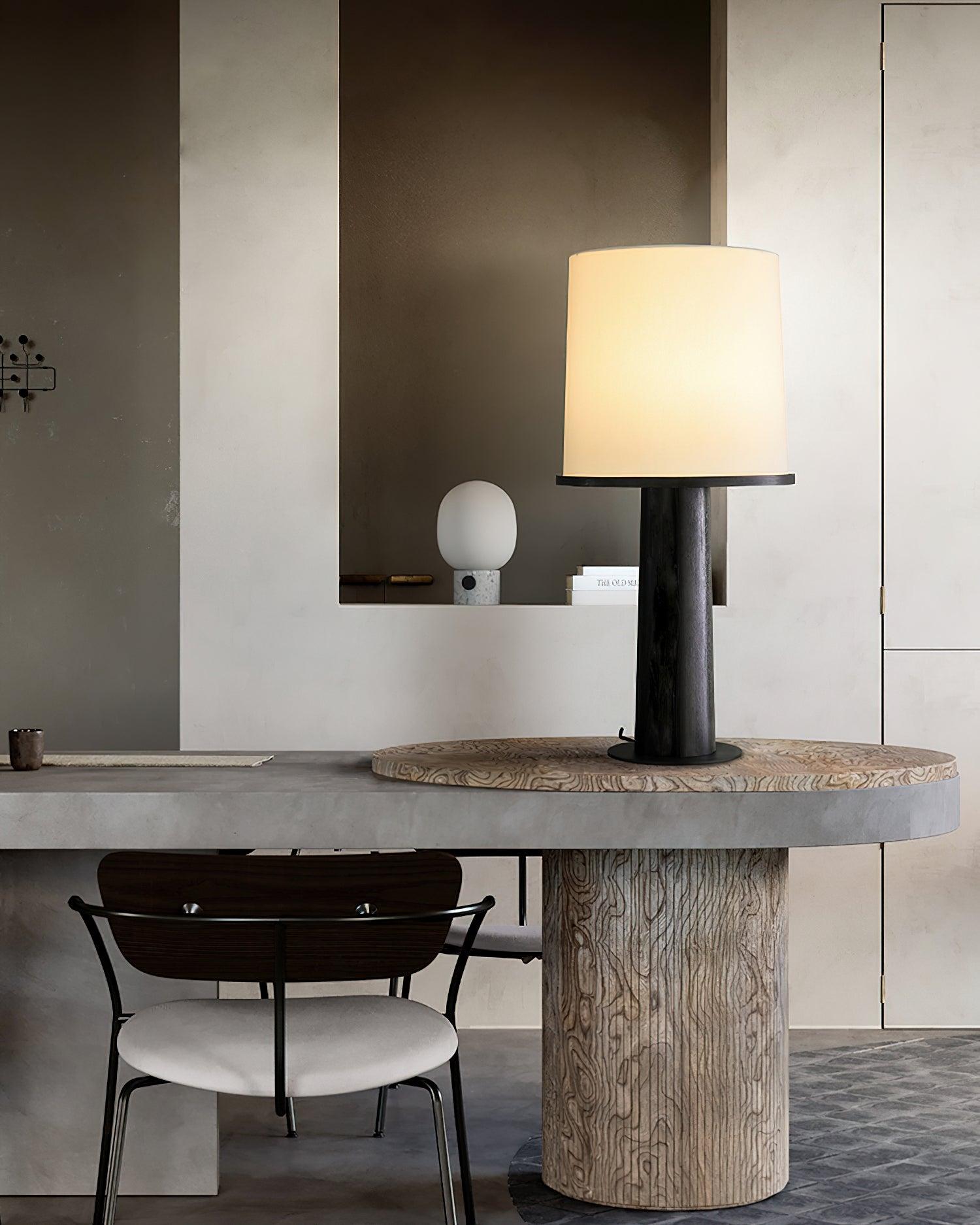 Jennifer Modern Wood Table Lamp - Blowlighting