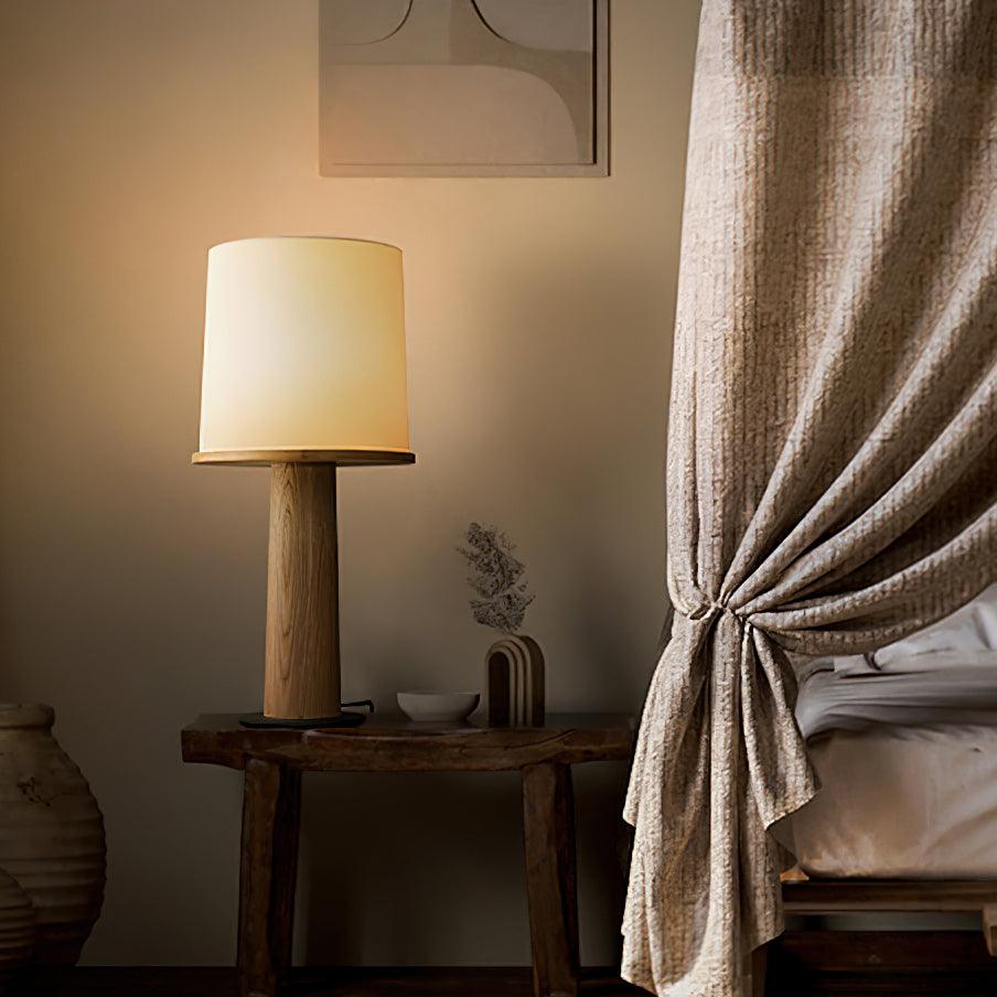 Jennifer Modern Wood Table Lamp - Blowlighting