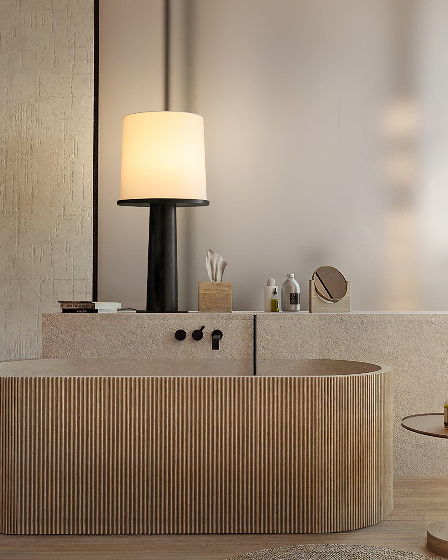 Jennifer Modern Wood Table Lamp - Blowlighting