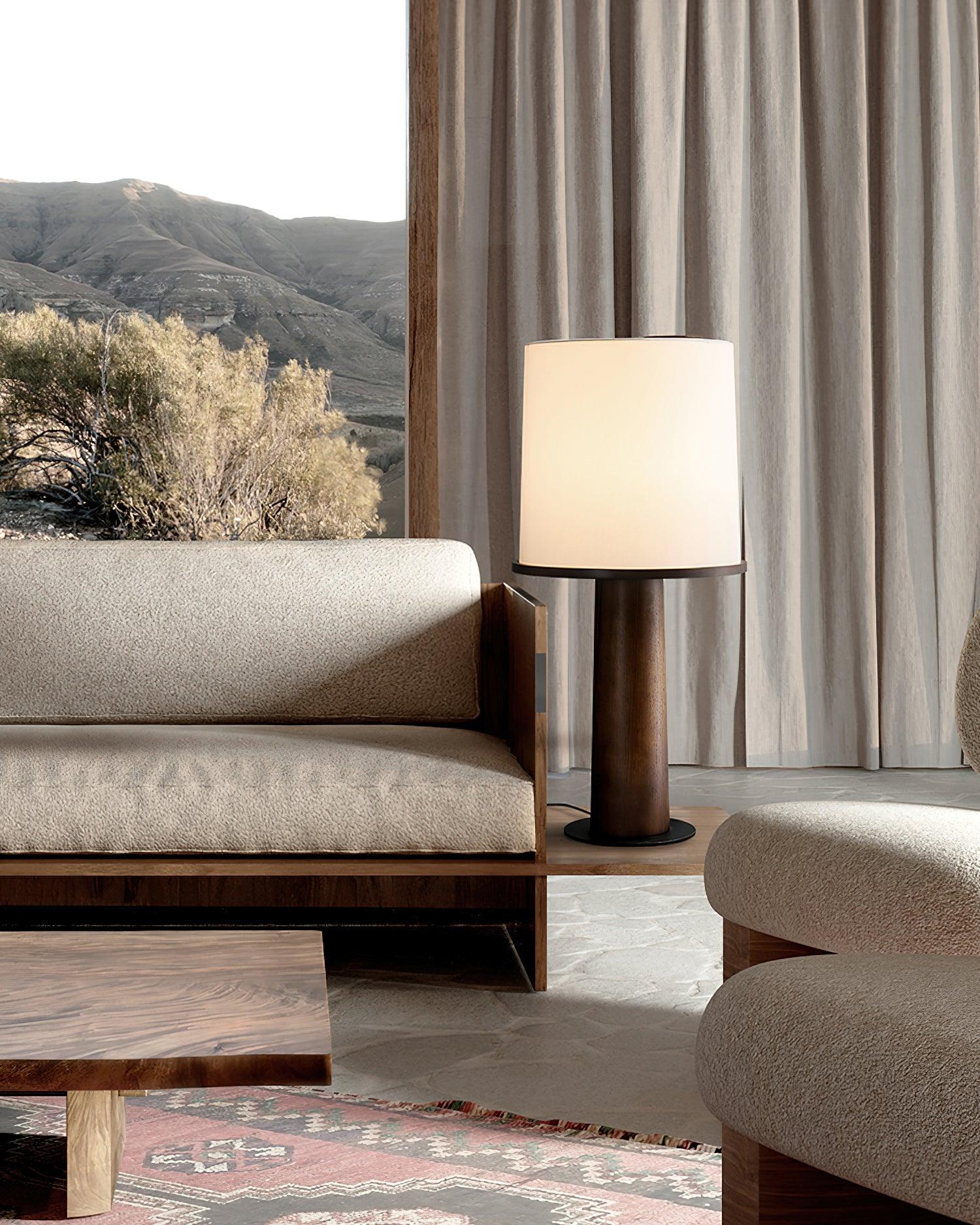 Jennifer Modern Wood Table Lamp - Blowlighting