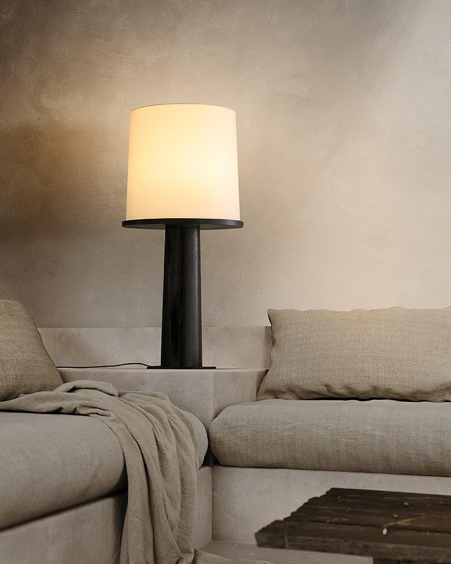 Jennifer Modern Wood Table Lamp - Blowlighting