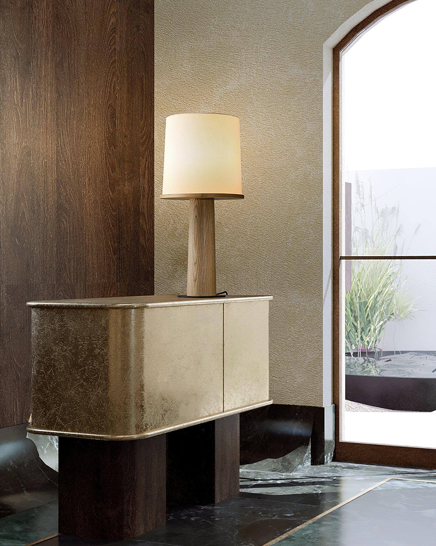 Jennifer Modern Wood Table Lamp - Blowlighting