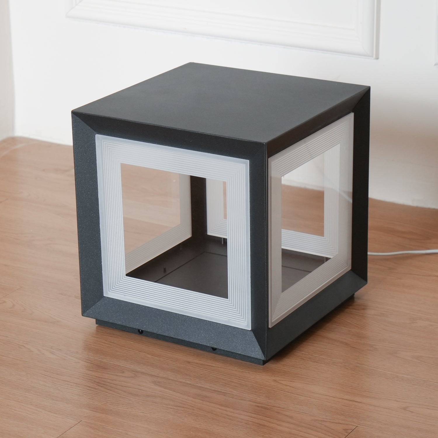 Light Cube Outdoor Post Light - Blowlighting
