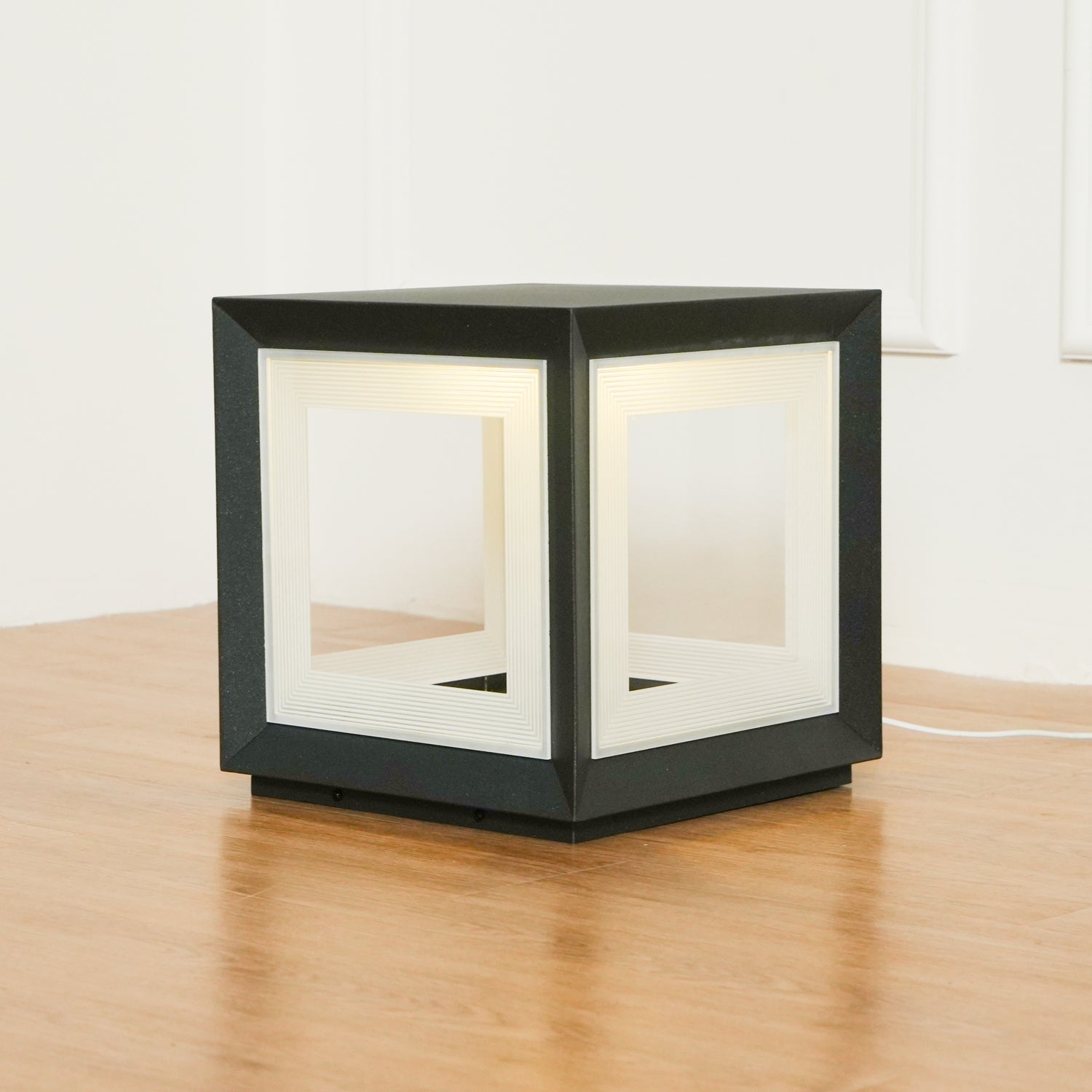 Light Cube Outdoor Post Light - Blowlighting