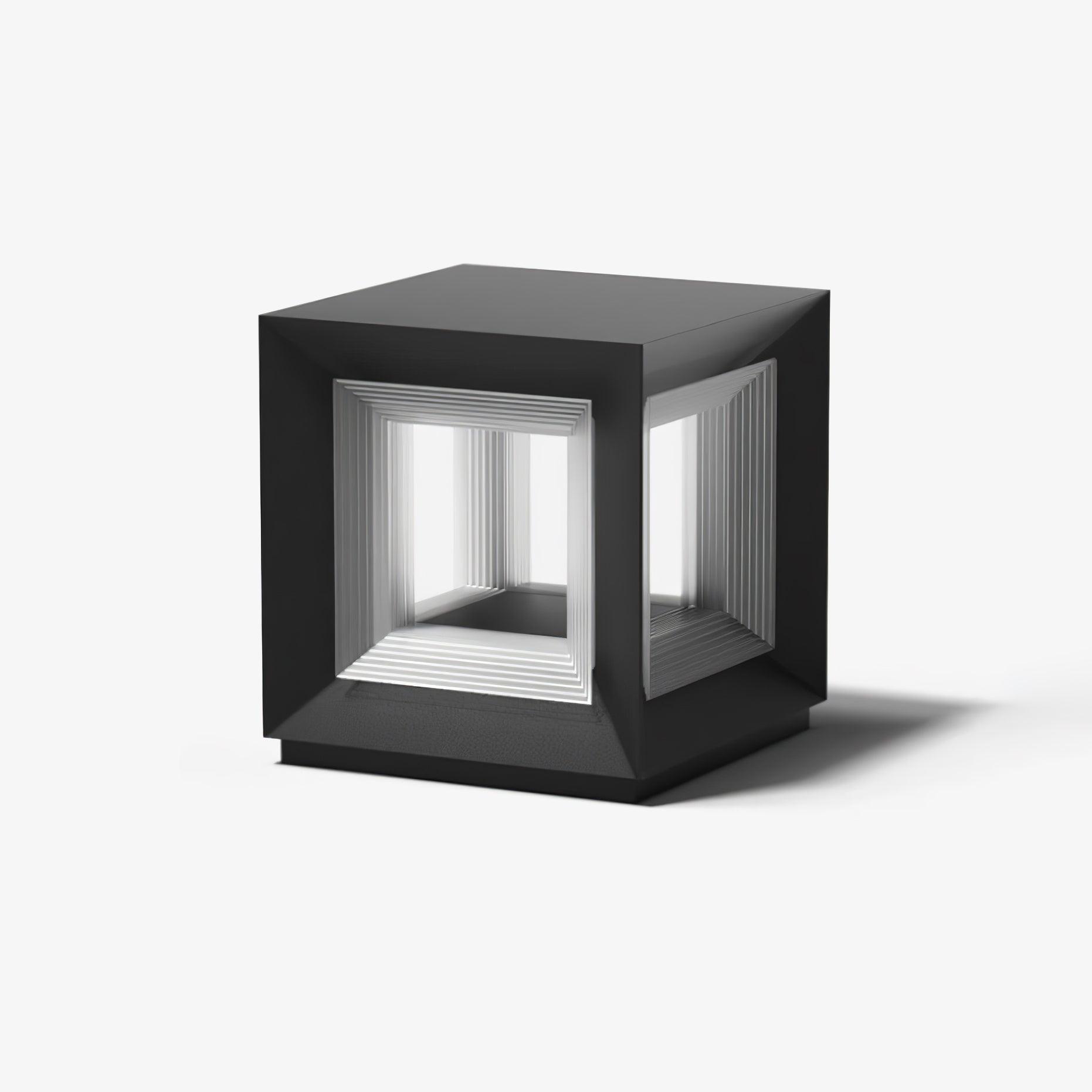 Light Cube Outdoor Post Light - Blowlighting