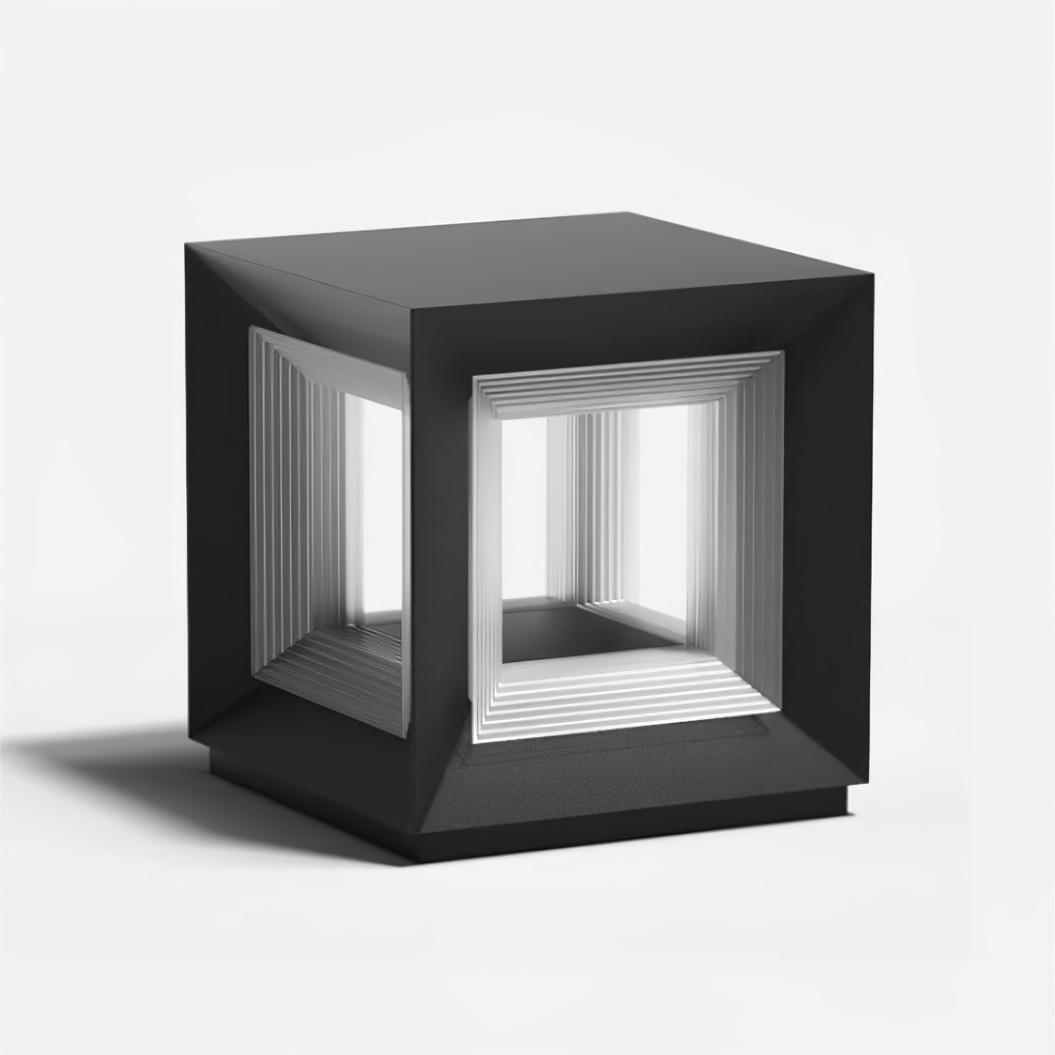 Light Cube Outdoor Post Light - Blowlighting