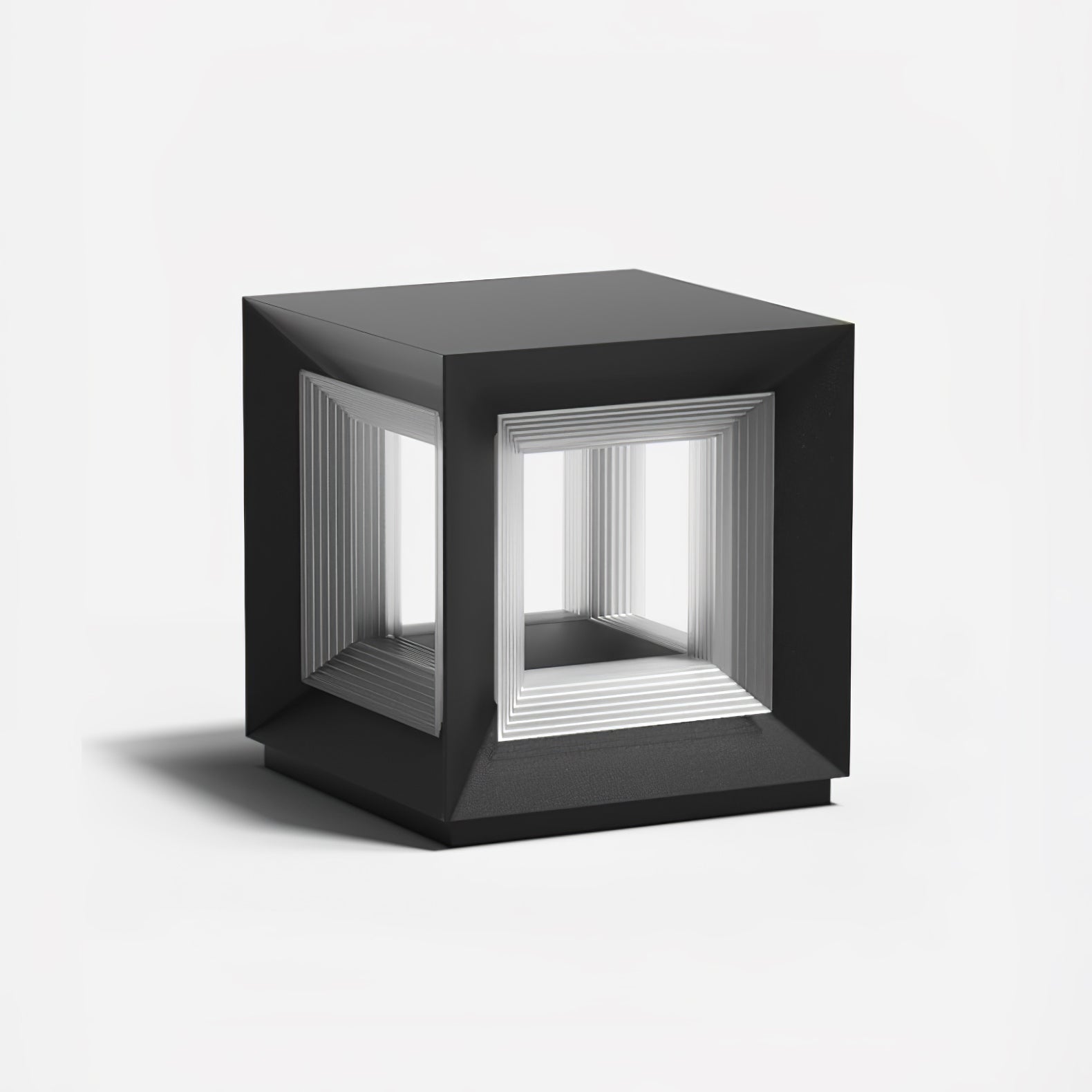 Light Cube Outdoor Post Light - Blowlighting
