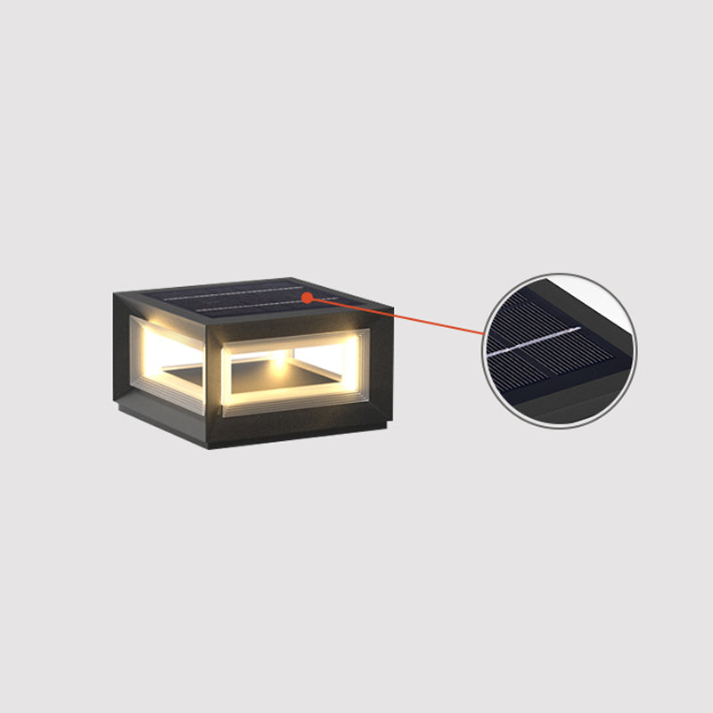 Light Cube Outdoor Post Light - Blowlighting