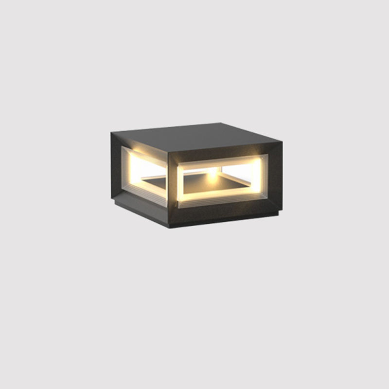 Light Cube Outdoor Post Light - Blowlighting