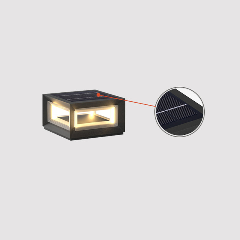 Light Cube Outdoor Post Light - Blowlighting